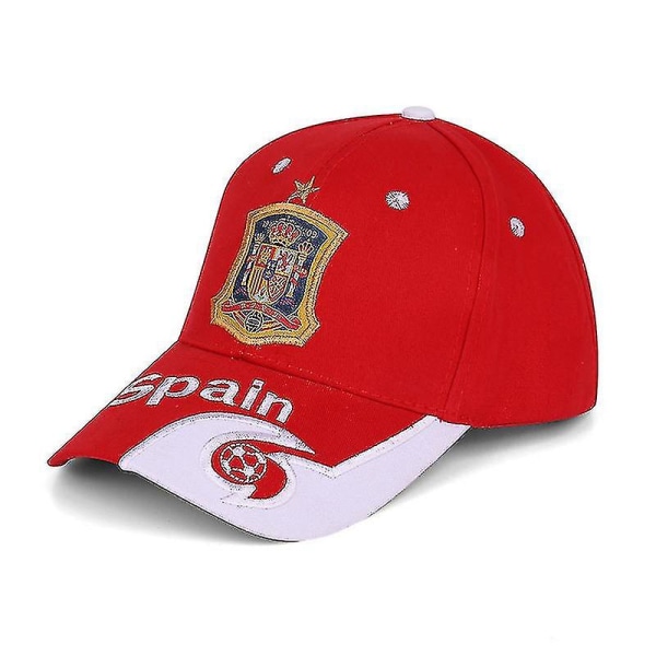VM-hatt landslagsbroderihatt Vifteutstyr Solhatt Trend Broderi-baseballcap_mm（Spania）