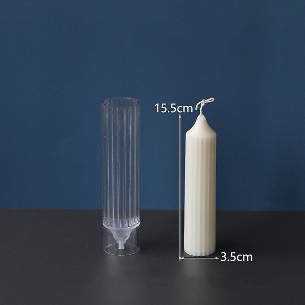 S/l Pole Candle Mold Plast Pillar Candle Making Diy Candle Mold Supplies (S）