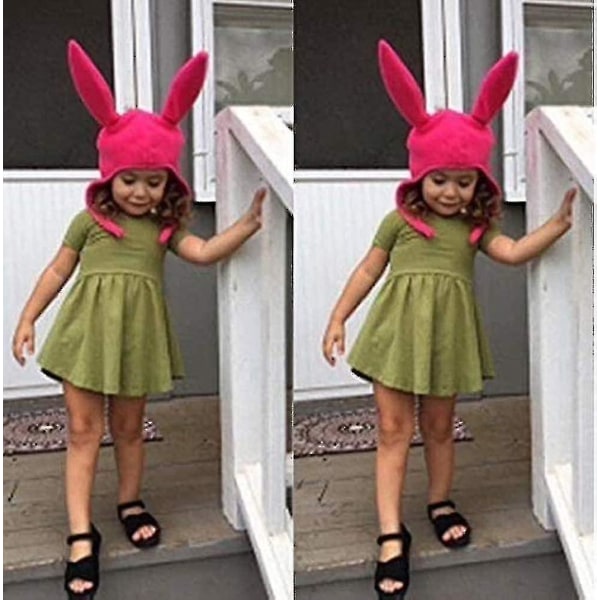 Bobin Louise Rabbit Ear Hat Hampurilaiset Pipo Halloween Fleece Hattu Bunny Ears (aldult)