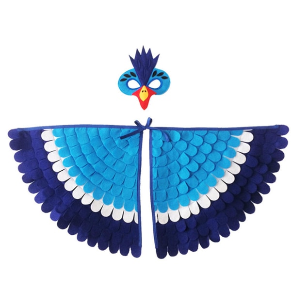 Børns dekorative vinger Kreativ Halloween Cosplay kostume rekvisitter Innovativ dyr Vingedekoration Ny(9)