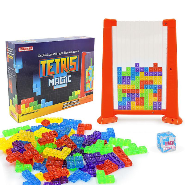 Tetris Tower -lautapulmapeli (punainen)
