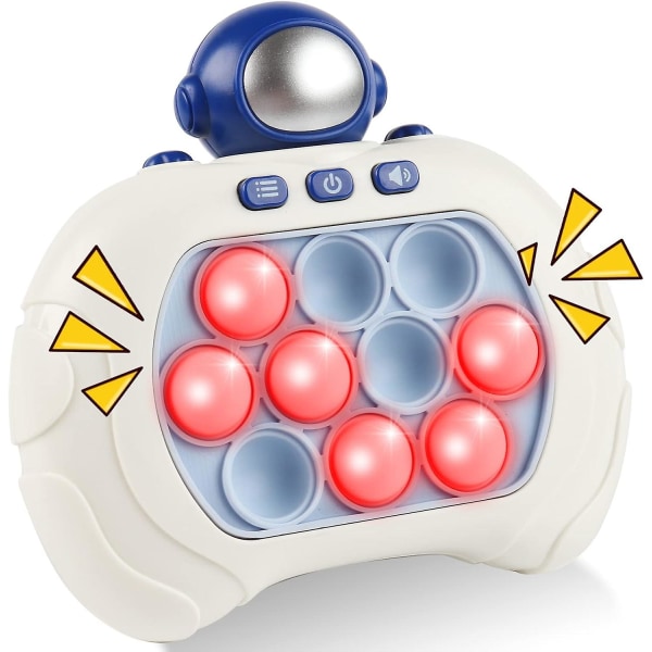 Pop Light Up-spill, elektronisk håndholdt Fidget Light-up Pop-leker for barn 6-12, push-pop-sanseleker med minnespill, stressavlastende pop-puslespill