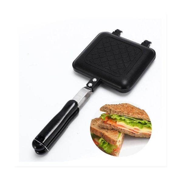 Rostad smörgåsmaskin, rostad smörgåsmaskin med non-stick med isolerat handtag, varm smörgåsmaskin, grillad ostmaskin