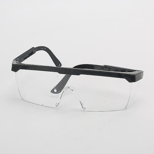 Safety Clear Justerbar bredt synsfelt, lette anti-dugg vernebriller, 1-pakning, svart