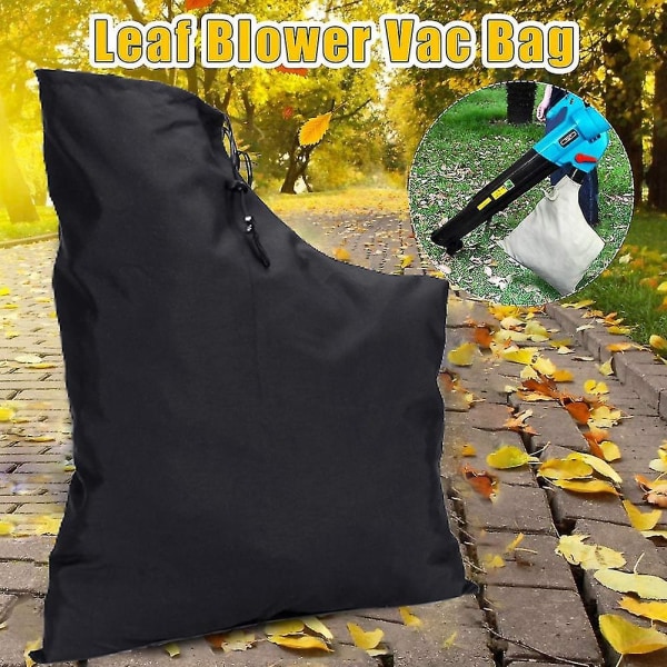 Vacuum Catch Bag med dragkedja - Dräneringspåse för blåsmaskiner och dammsugare, för uppsamling av bladdamm