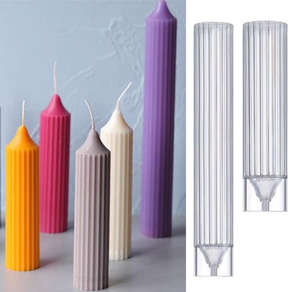 S/l Pole Candle Mold Plast Pillar Candle Making Diy Candle Mold Supplies (S）