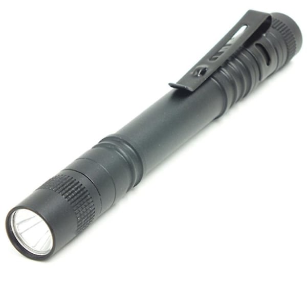Le Pocket Pen Torch Light Ficklampa C120, Liten, Mini, Stylus Pen Light With Clip, Aaa batteridriven [ingår ej], perfekt ficklampa för inspektion,