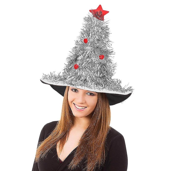 Christmas Tree Hat Xmas Novelty Cap Festival Party Fancy Dress Festlig Cosplay Prop_x