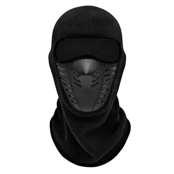 Airsoft Mask - Ansiktsvärmare - Cykeltillbehör - Nackvärmare - Skidmask Balaclava - Ninja Mask - One Size1pcblack