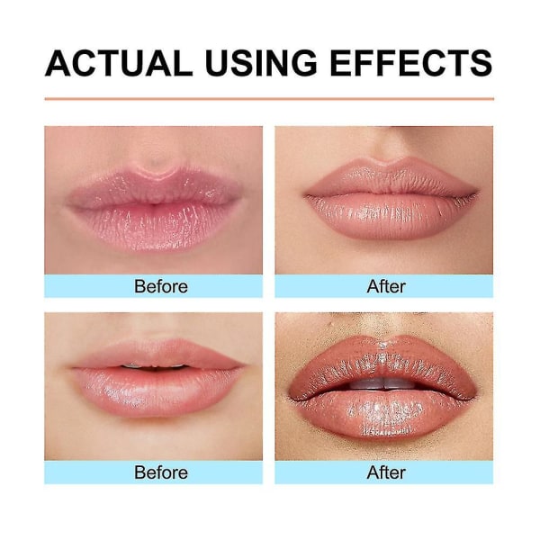 1-3x Lip Liner Peel Off Lip Tattoo Lip Stain Langvarig opphold i makeup nærende (3 STK, lysebrun)
