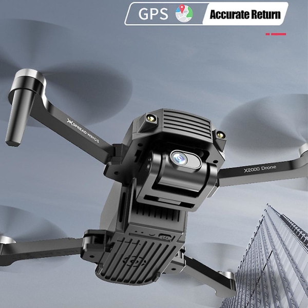 13 km lång kontrollräckvidd Gps borstlös bärbar drone med 4k HD-kamera Follow Me Drone Autoretur Lång flygtid Drone