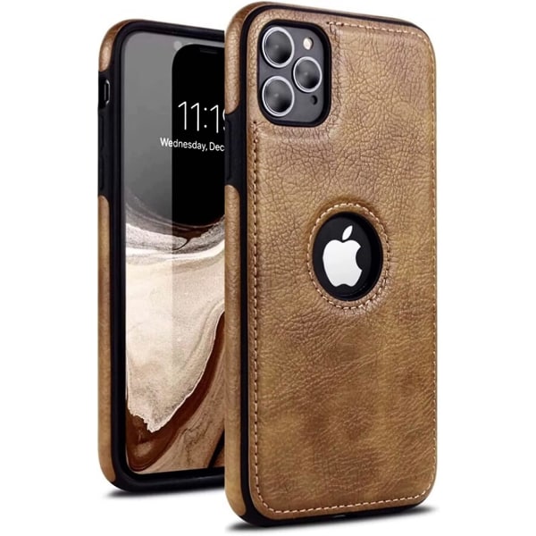 Kompatibel för Iphone 12 Pro Max Slim Soft Tpu Case, halkfritt grepp Elegant, Antik, Letar efter din vackra telefon 6,7'' (brun)