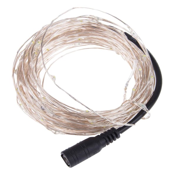 10m 12v 6w 500lm Led Silver Wire String LightStyle8