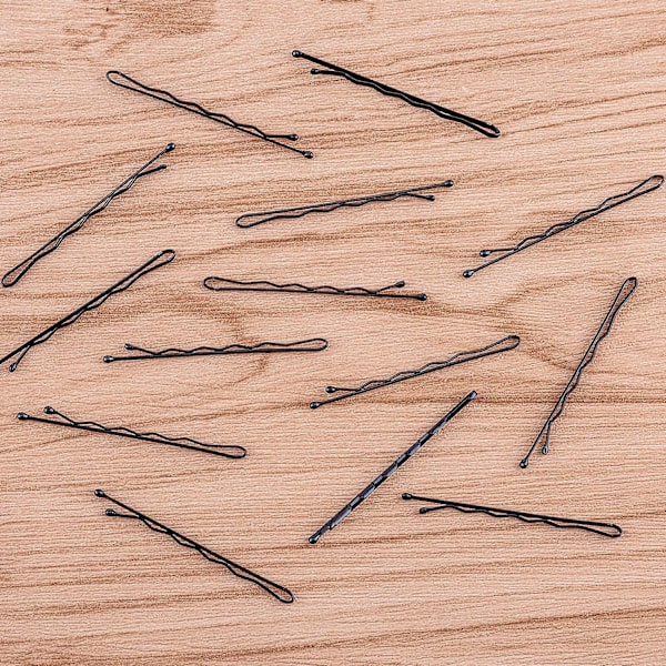 200 st Hårstift Set Hårclips Säker Hållning Bobby Pins Hårclips För Kvinnor Flickor Och Frisörsalong (Svart)