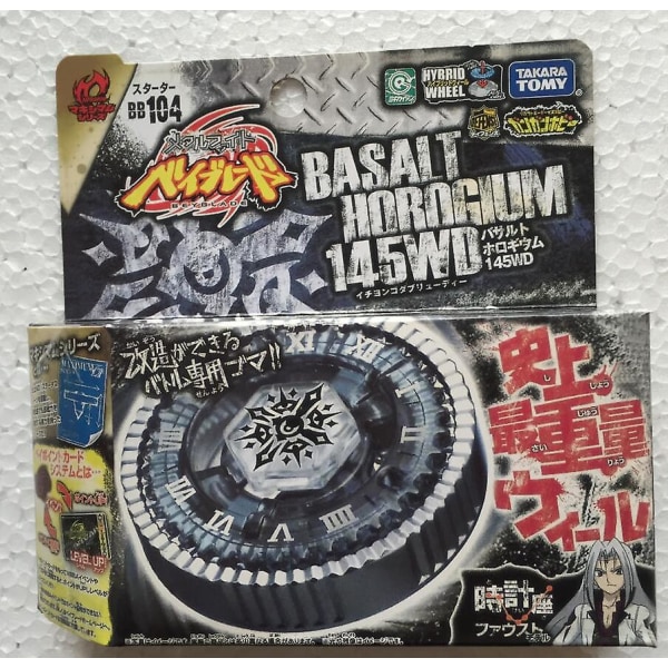 Takara Tomy Japanese Beyblade Bb104 145wd Basalt Horogium Battle Top Starter Set