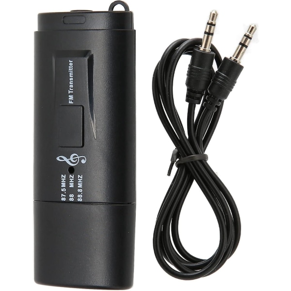 Bluetooth FM-sändare för bil, trådlös USB -ljudmottagare USB power Överför stereoljud till hörlurar, högtalare, för högtalare, bilar, radi