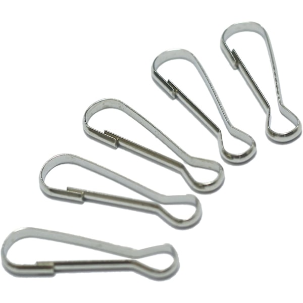 150 Pcs 1.26 Inch 32mm Metal Spring Hooks Purse Pulis Snap Clip For Lanyard Zipper Pull Id Card