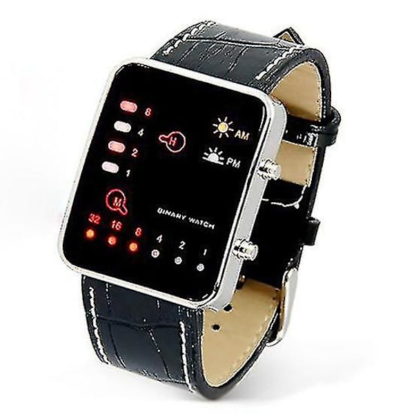School Led Belt Binary Watch Fashion Sports Leisure Student Watch a hf b381 Fyndiq