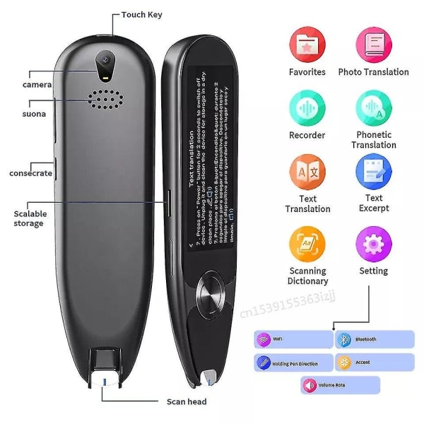 Dictionary Translation Pen X7 Scanner Text Scanning Reading Translator Device 4inch Screen Support 112 Languages Translate