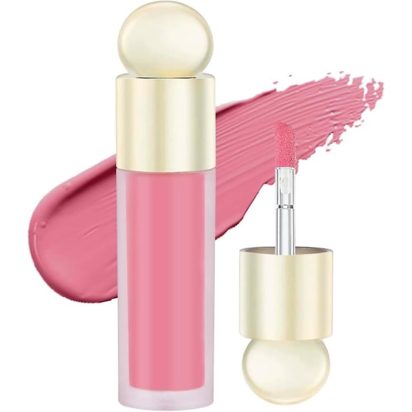 Flydende blush, makeup flydende gel blush til kinder, let åndbar tekstur, anti-udtværing, naturligt udseende, hudfarve makeup blush（02-7,5 ml）