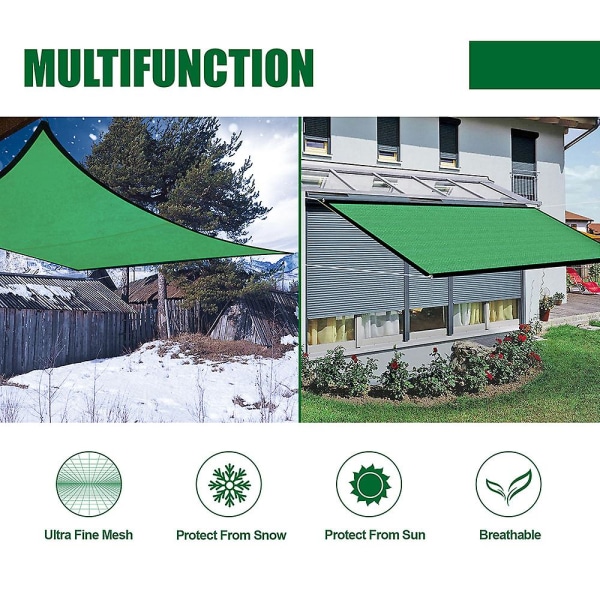 Cover för utomhusbruk, hållbart soltak för uteplatser på innergården (2X4M）