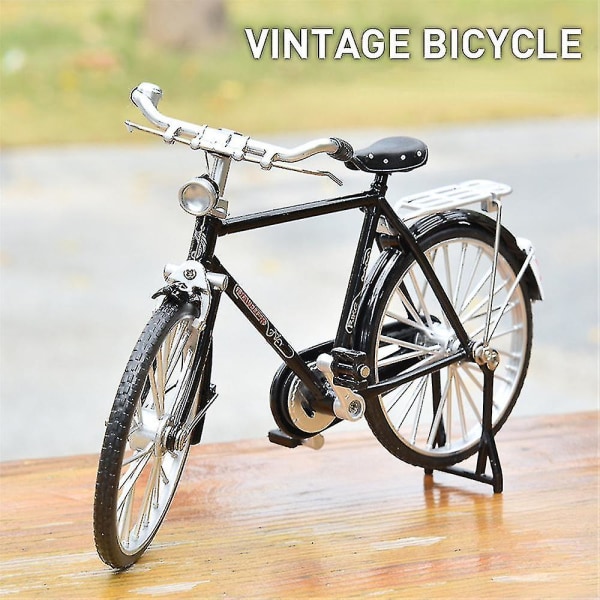 1:10 Mittakaavassa painevalettu metalliseos Mini Vintage Classic 60s 70s Polkupyörän Polkupyörämalli Lelu Pöytäsisustus Askartelut Pyöräilyn ystäville
