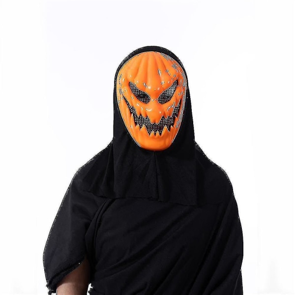 Halloween Pumpkin Ghost Party Mask Skræmmende Maske Mask Rekvisitter_c