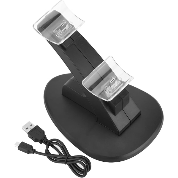 Led-indikator Dobbel Usb-lader Ladedokkingstasjon D For Nintend S Pro