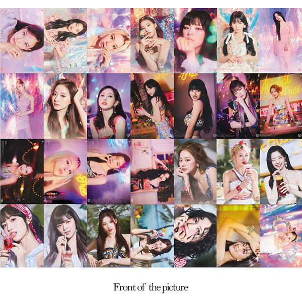 Twice Foto Cards 55st Twice Lomo Cards Formula Of Love: O+t=<3 Nytt Album Foto Cards Present Till Fans Dotter Twice Merchstyle 3