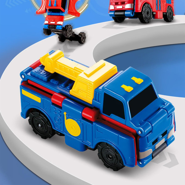 Tröghet Impact Deformation Leksaksbilar Bärbara friktionsdrivna kollisionsdeformationsbilar för barn Pojkar Flickor Leksakspresent（Specialfordon)