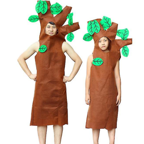 Karnevaali pääsiäispäivän pukupuu Cosplay aikuisten lasten mekko joulutarvikkeet Halloween-sisustus (160-170 cm aikuisille)