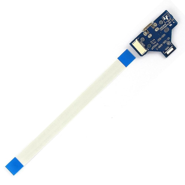 Farfi USB-ladeportkort for PS4-kontroller Dualshock Jds-001 14-pinners fleksibel kabel (blå)