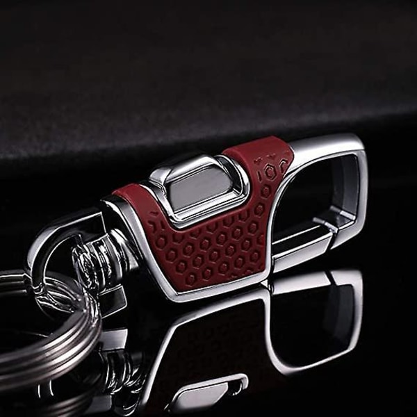 2-pack nyckelring rostfri kraftig bilnyckelring Elegance nyckelhållare för män
