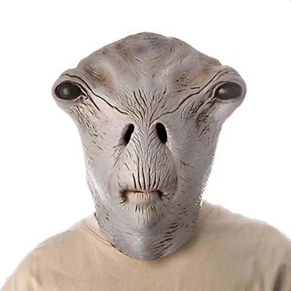 Area 51 Alien Mask Utomjordisk Biologisk Latex Helhuvud Realistiska Masker Finklänning För Halloween Karneval Kostymfest