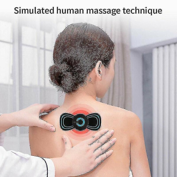 Massasjeapparat Mini Cervical Massager 6 Modi Justerbar for smertelindring