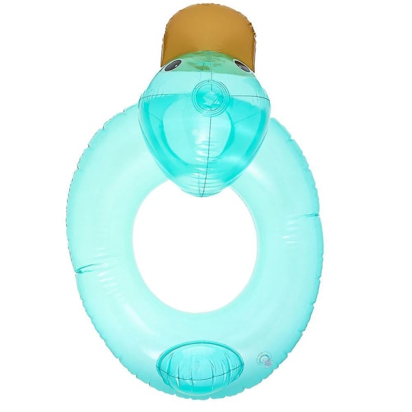Oppblåsbar svømmering under armene for barn, gjennomsiktig and svømmebasseng leketøy (1, grønn)