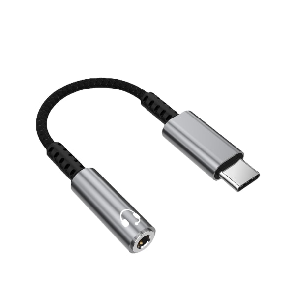 USB C Jack 3,5 mm Adapter - Ljudkonverterare för Samsung Galaxy S20, Note 20, Ipad Pro och mer