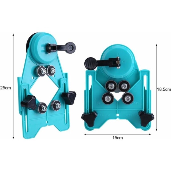 mm-80 mm justerbar kakelstansare, borrhålsågstyrenhet med sugkopp för keramisk glasmarmor