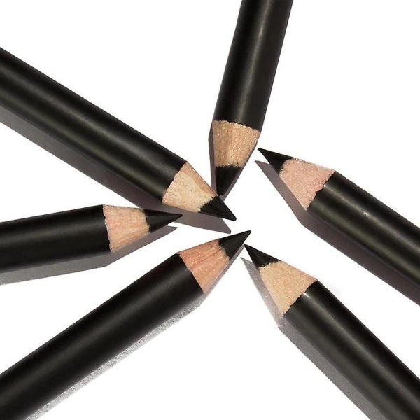 12 stk/sett Eyeliner blyantsett, naturlig øyenbrynblyant, lett å fargelegge, langvarig, vanntett matt sminke Eye liner blyanter for kvinner
