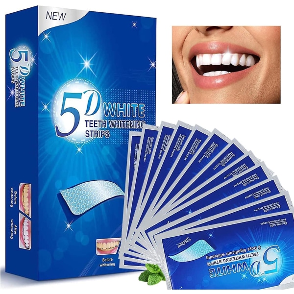 Tandblekning, 28 blekningsränder för tandblekning, vita tandblekning ej känsliga, tandblekningsränder, alla tänder fläckar snabbt bort