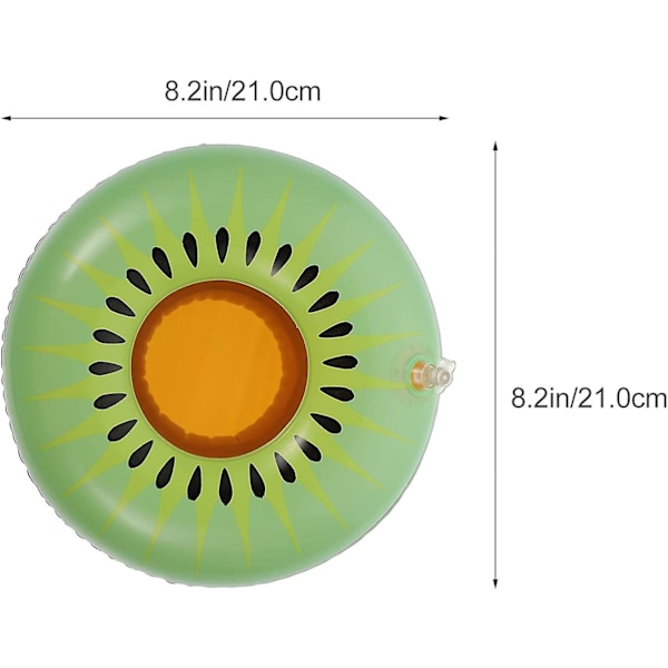 5 stk Oppblåsbare Drikkeholdere Sett Basseng Drikke Flytere Kopper Underlag Barn Morsomme Badeleker Festtilbehør For Svømmebassengfest (Tilfeldig Farge)