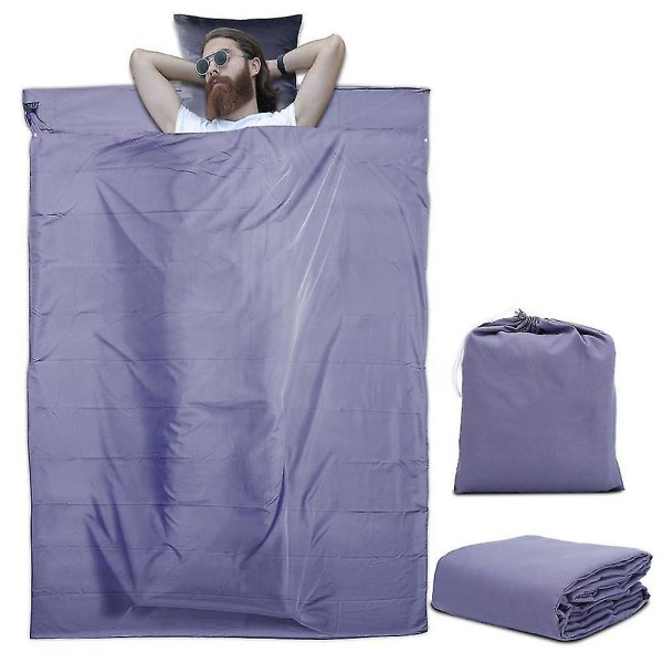 Sovsäck 115 Cm X 210 Cm - Tunn Stuga Sovsäck Resesovsäck Tillverkad Av Polyester