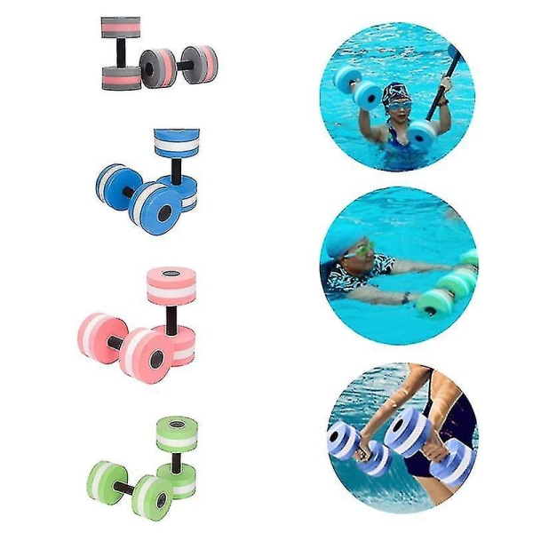 Vesiaerobinen harjoitusvaahtokäsipainot uima-altaan vastusjooga- fitness (sininen)