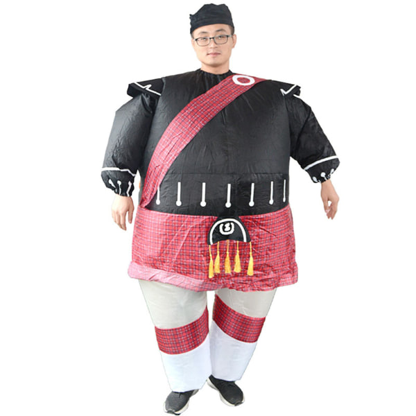 Funny-Warrior oppblåsbare klessett Lett batteridrevet kostyme for kvinner Menn Voksen (One Size）