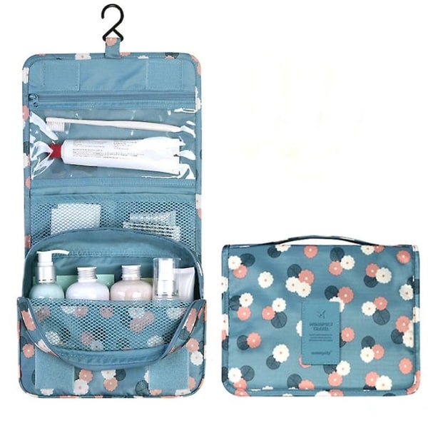 Bærbar rejsetaske Organizer Kosmetisk taske Stof Undertøj Toilettaske Organizer Kuffert Makeup Organizer Opbevaringstaske