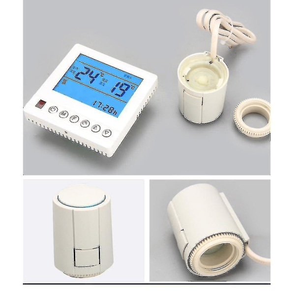 230v elektrisk termisk elektrisk aktuator for vannventiler eller manifold i gulvvarmesystem