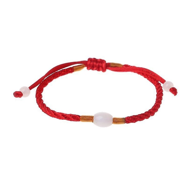 Fashion Braid rød streng armbånd Justerbar amulett rødt tau smykker for elskere