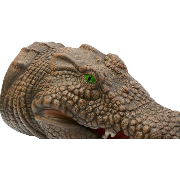 Mjukt gummi Realistiska dinosauriehanddockor Rollleksak för barn och småbarn