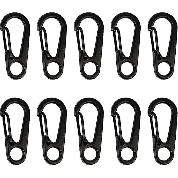 Aluminiums Snap Hooks, 1.3\" Mini Karabiner Sæt, Snap Lock Karabiner Hooks, Nøglering Hooks