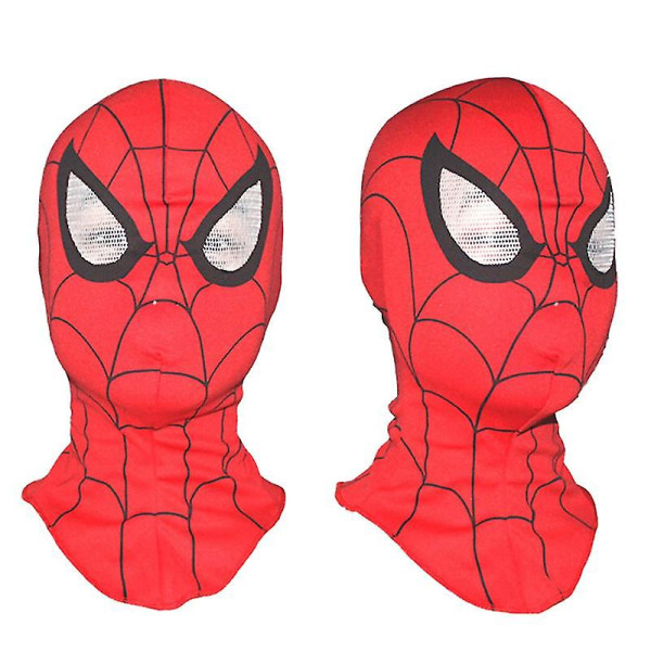 Supersankarit Spiderman Mask Aikuisten Lasten Cosplay Fancy Mekko Puku Juhla Hämähäkki